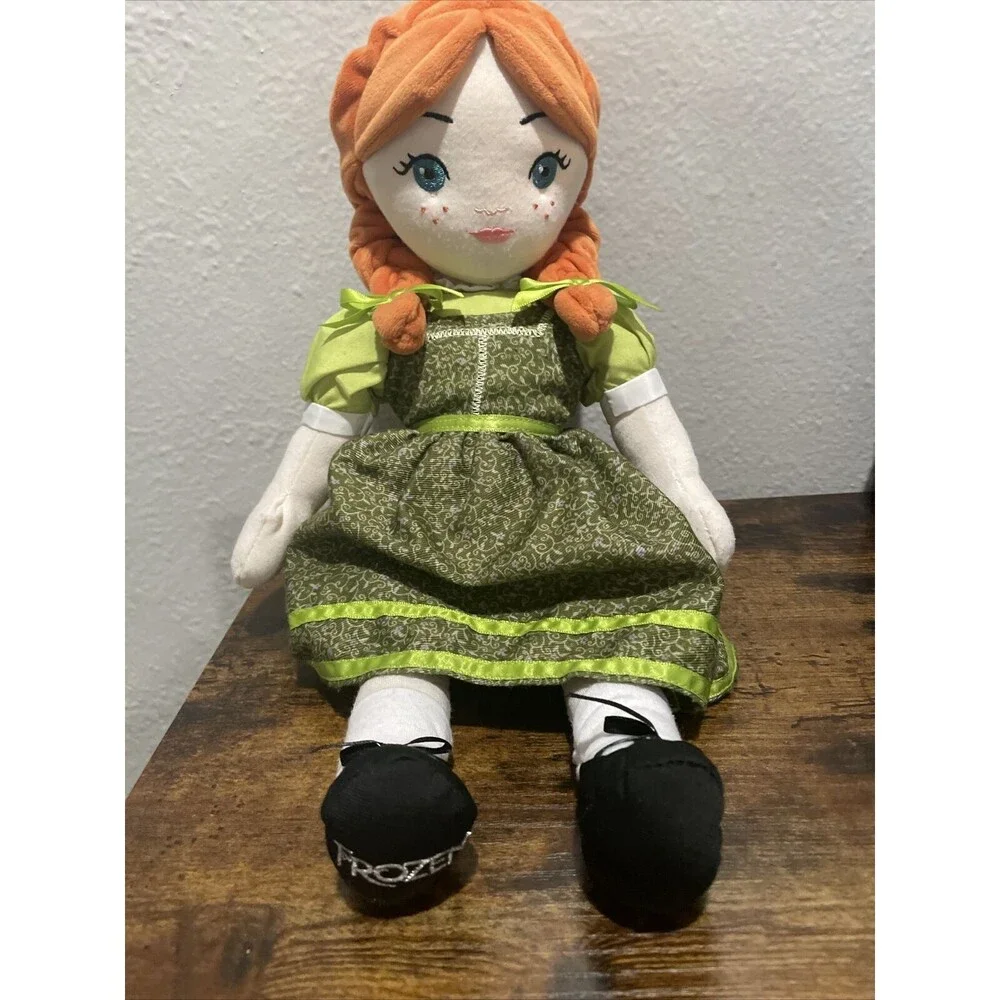 RARE-Disney Frozen Broadway Musical Anna Plush Doll From The Town of Arendelle